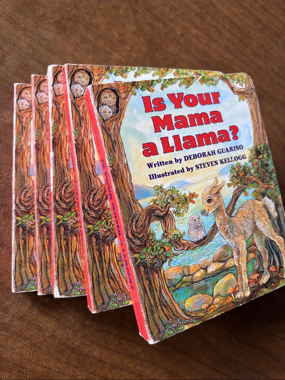 A set of 6-Is Your Mama a Llama? - Kids Board Book